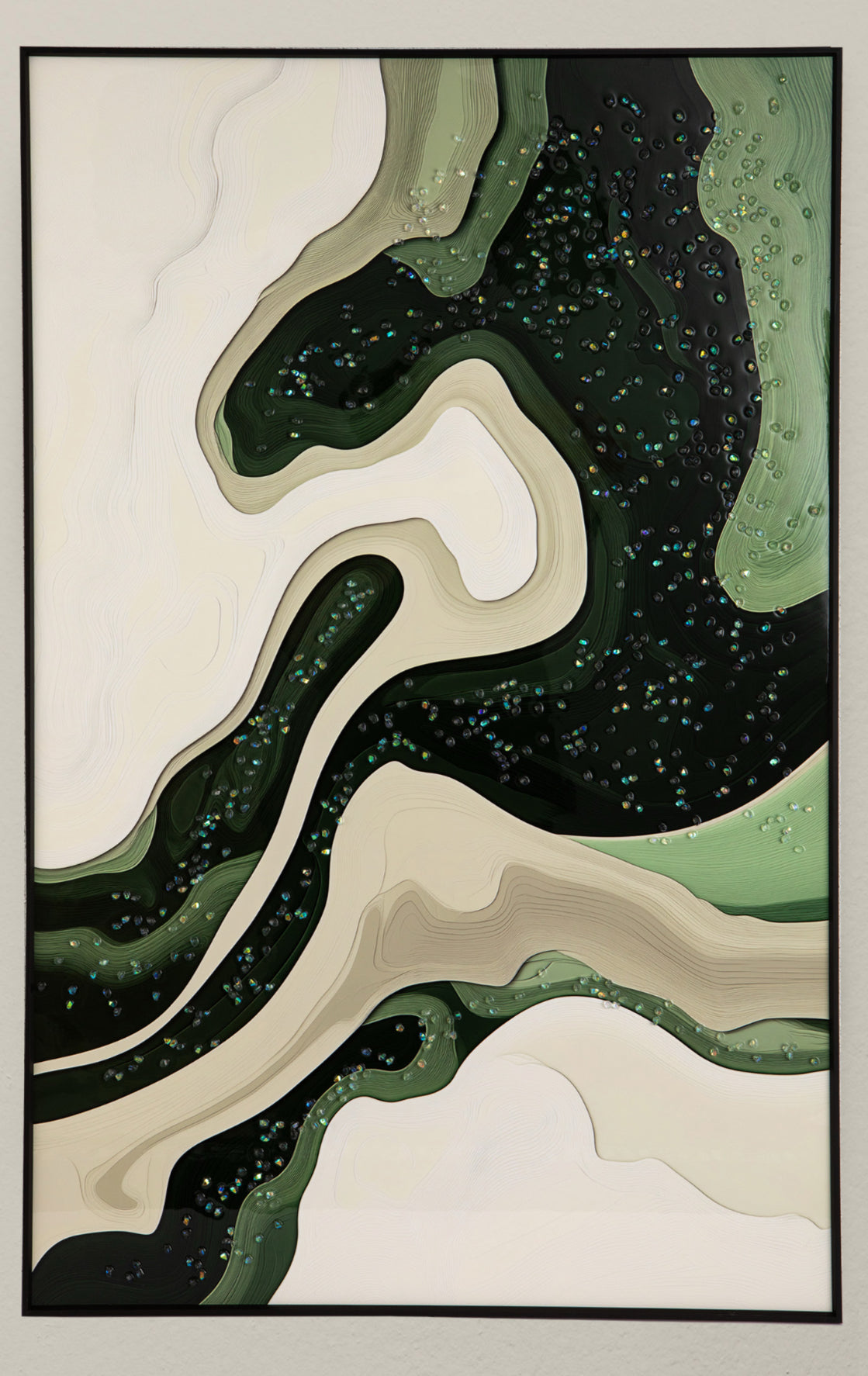 Verdelith Kristal Epoksi Taşlı Reçine Tablo