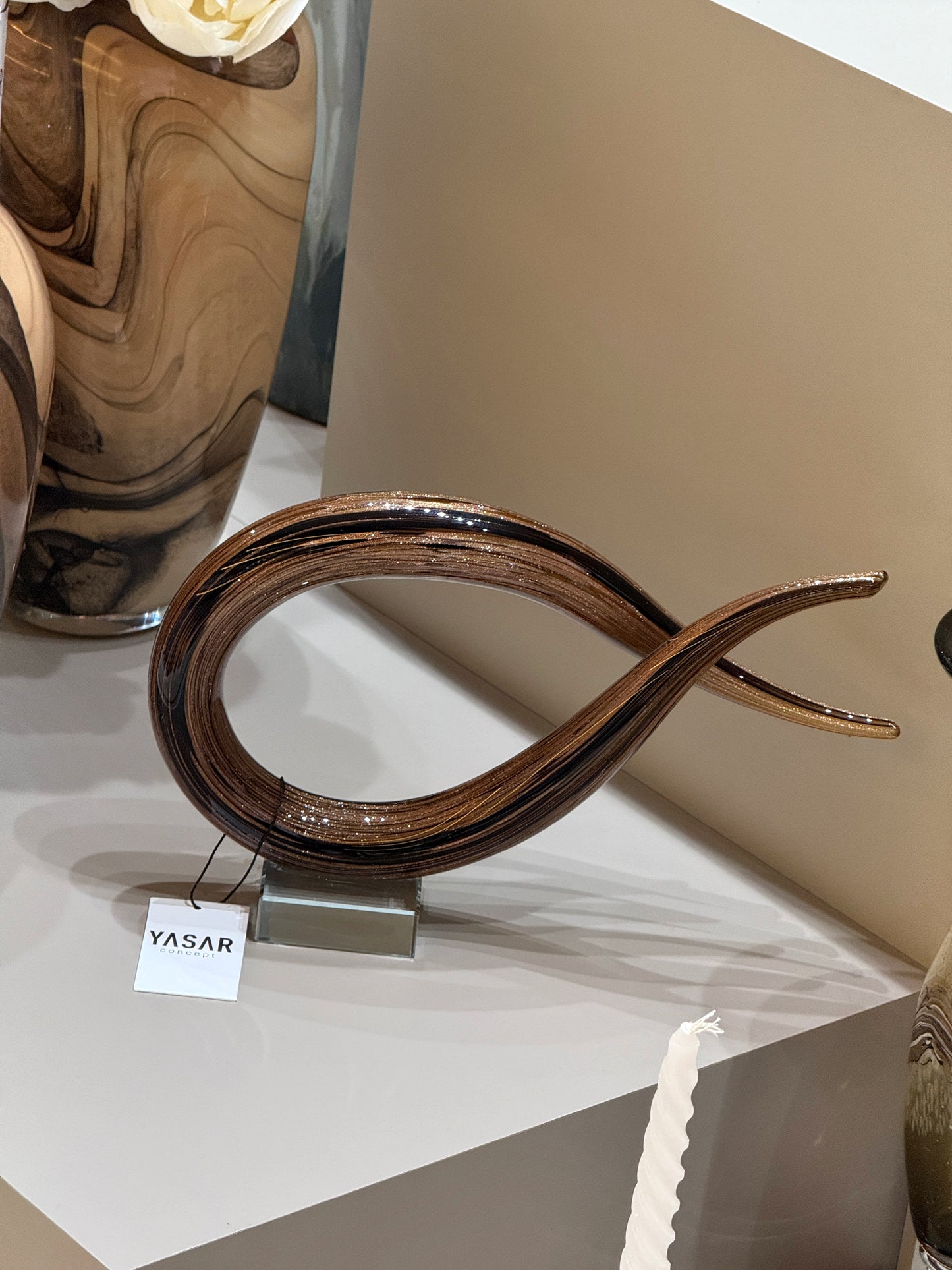 Aurelion Cam Dekor 29x18 Cm