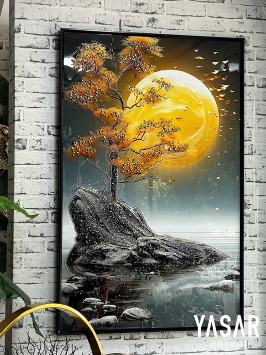 Thaluna Kristal Epoksi Taşlı Reçine Tablo