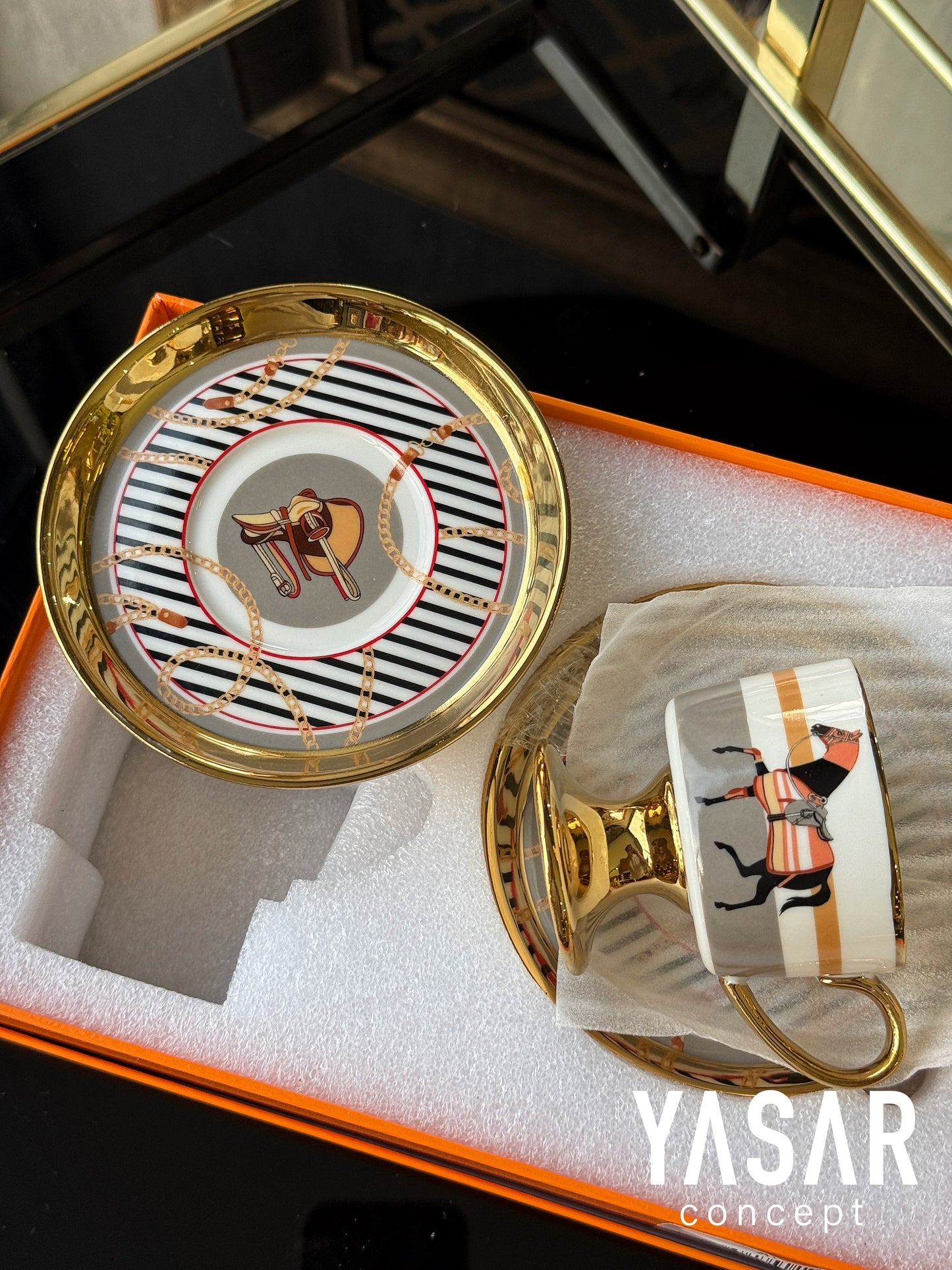 Cavallo Porselen Kahve Fincanı Takımı 2'Li