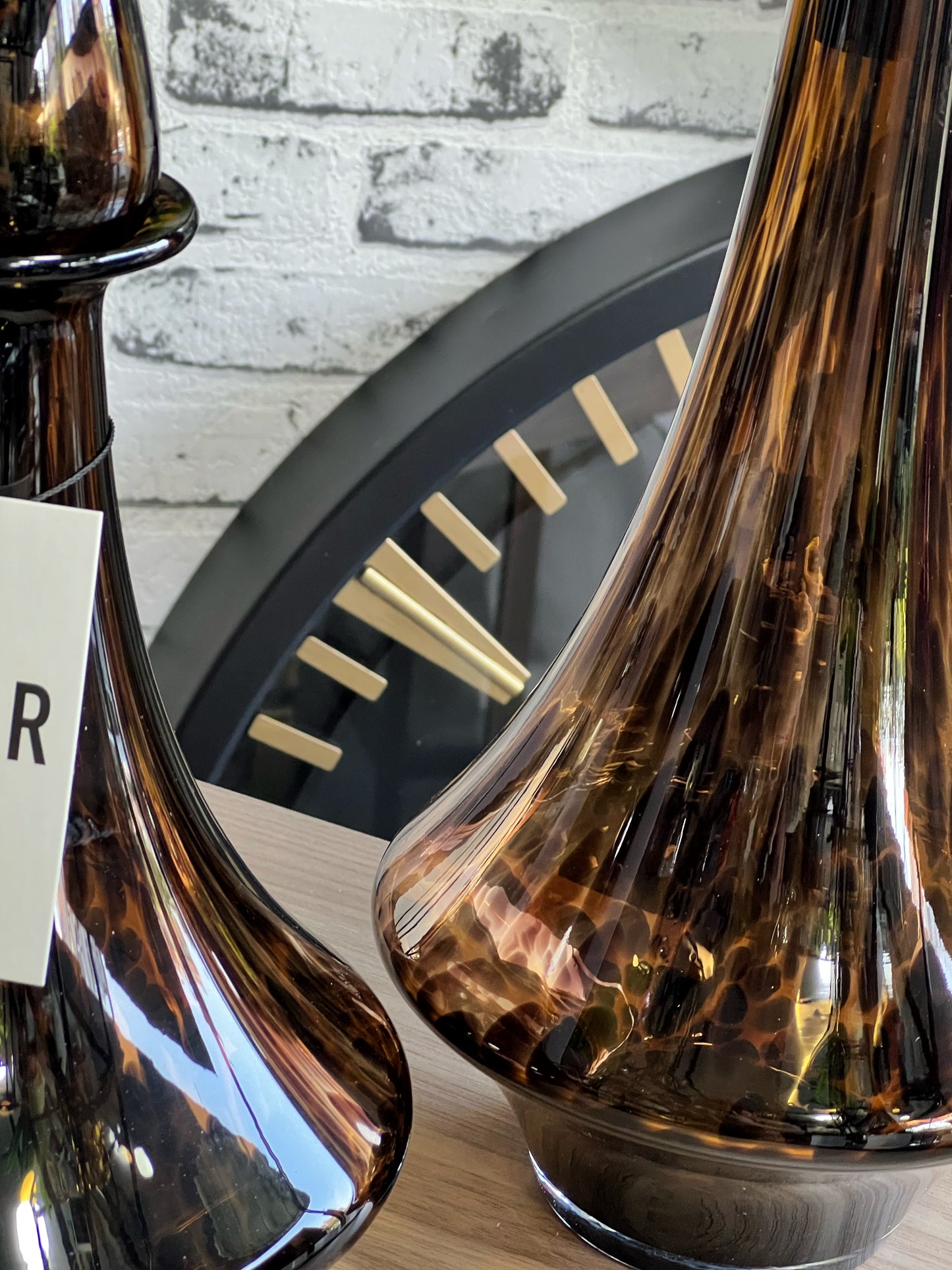 2'Li Ledolance Cam Dekoratif Kapaklı Şişe