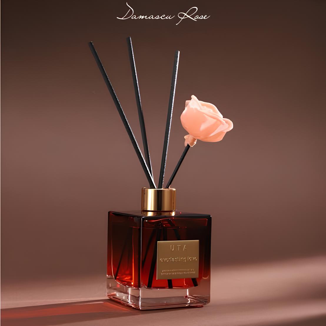 Damascus Rose Çiçekli Çubuklu Oda Kokusu
