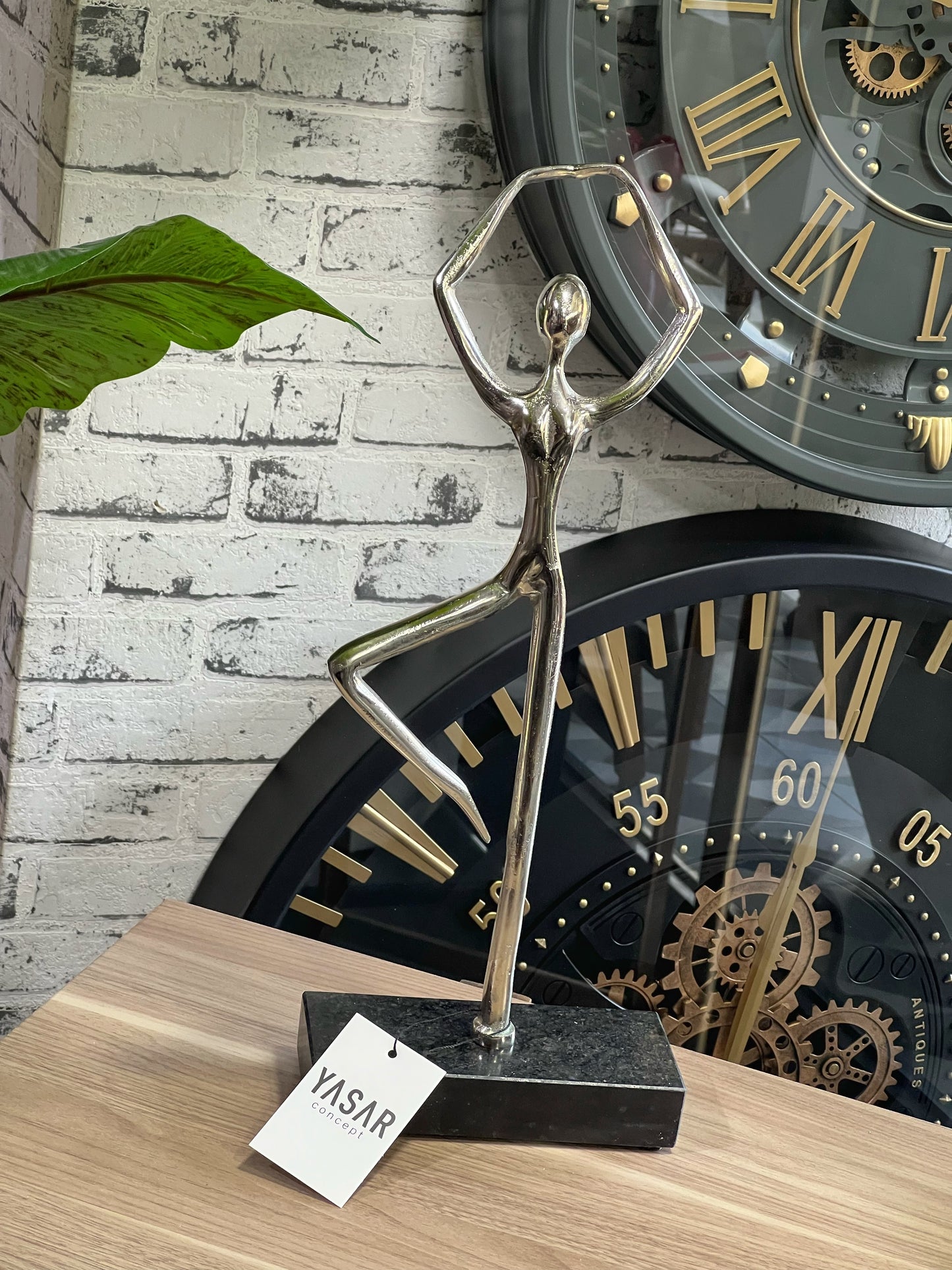 Balletis Dekoratif Balerin Obje Gümüş-II