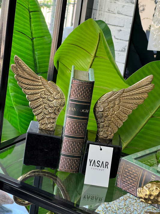 Angelis Melek Kanadı Kitap Tutucu Gold