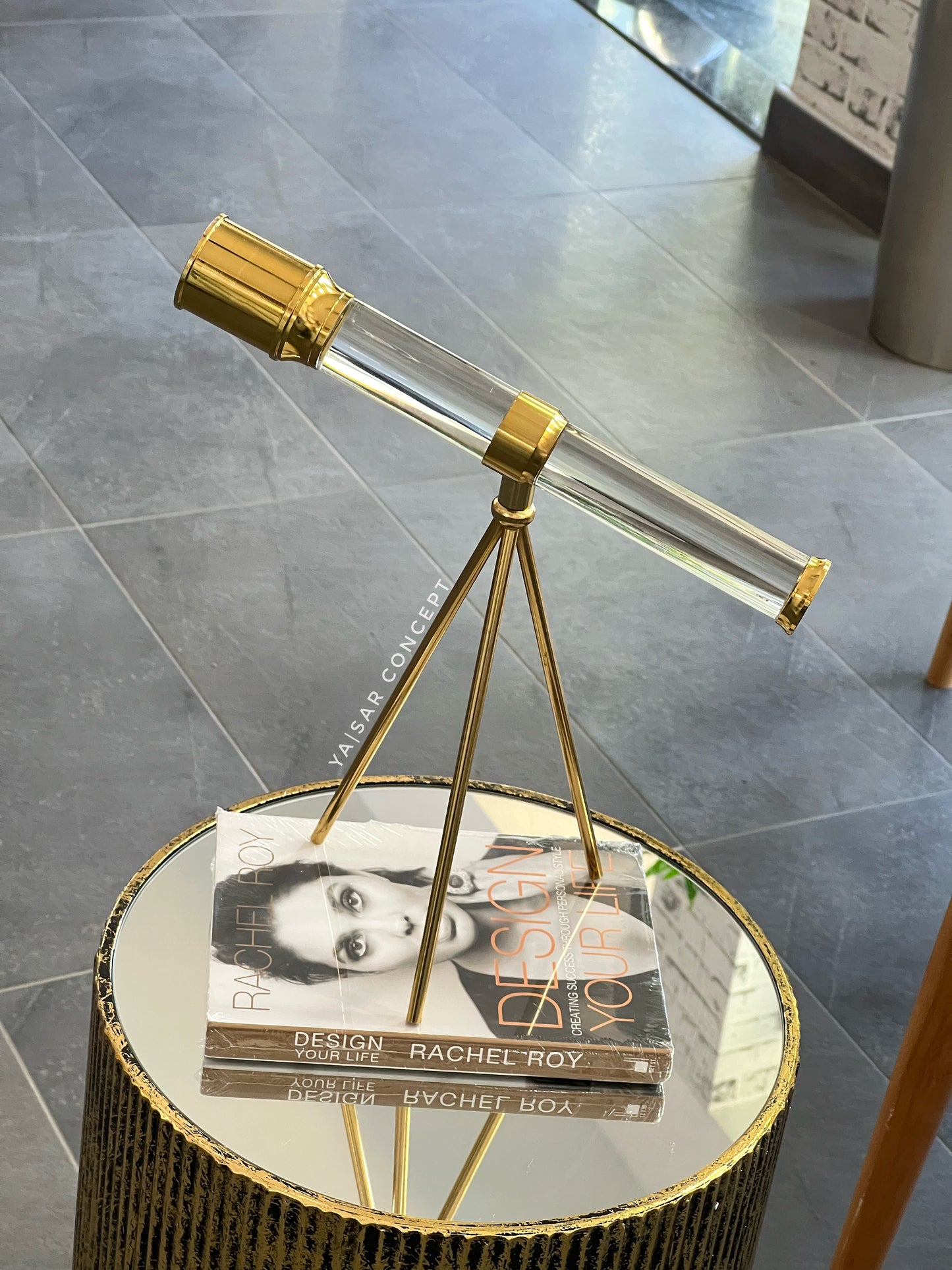 Calestron Pirinç Kristal Ayaklı Dürbün