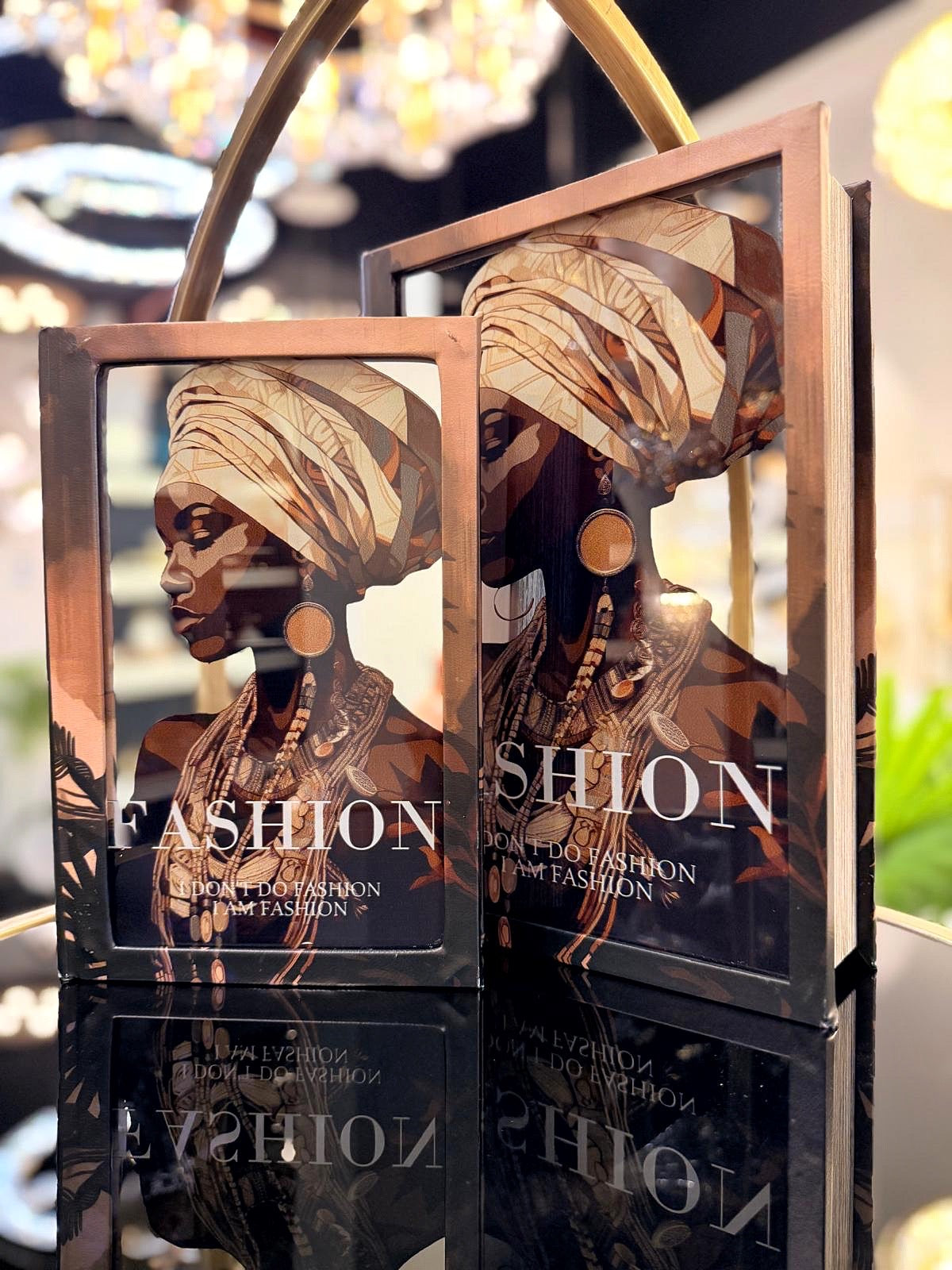 2'Li African Fashion Dekoratif Kutu