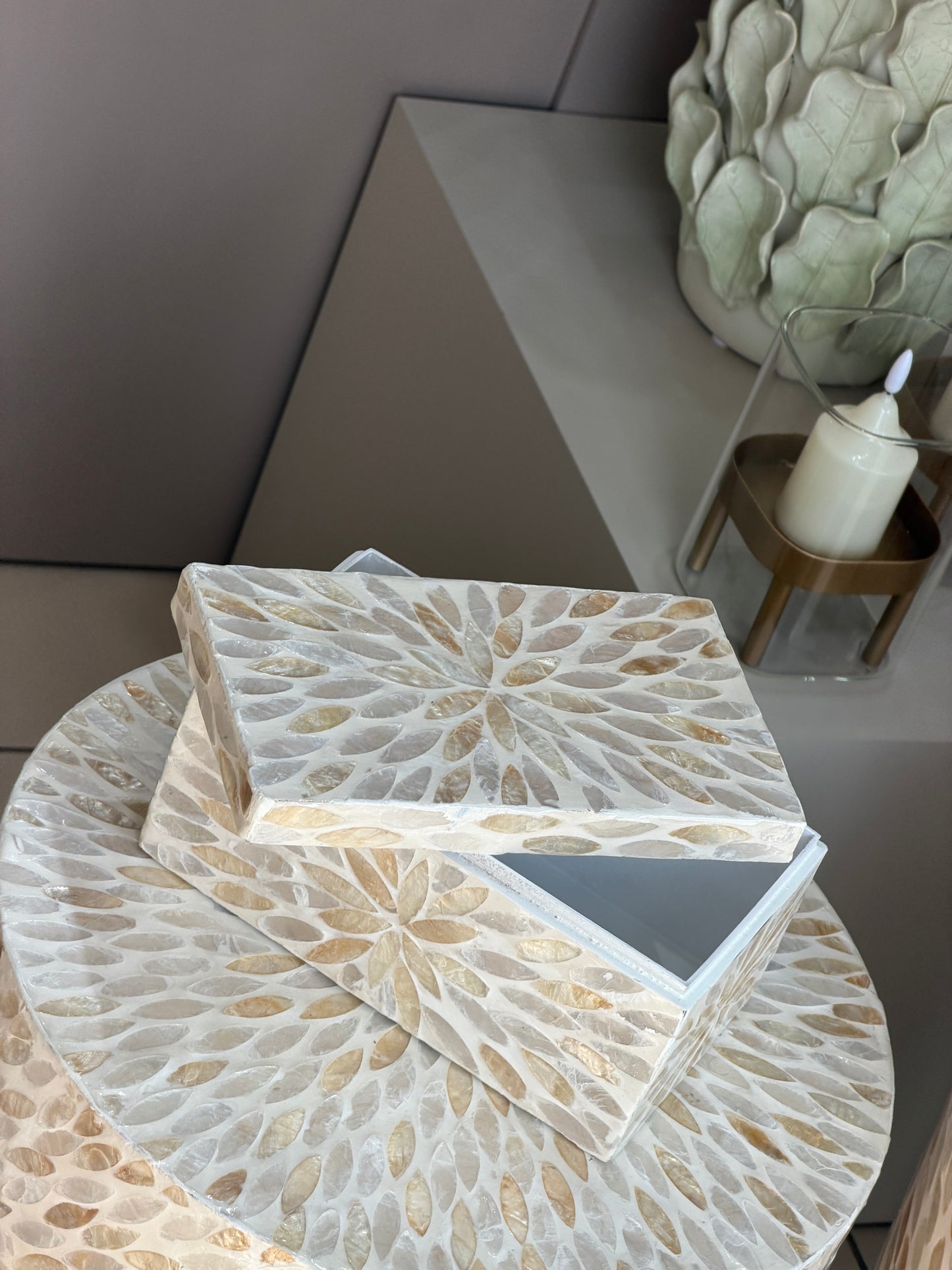 Pearl Sedef Kaplama Kutu