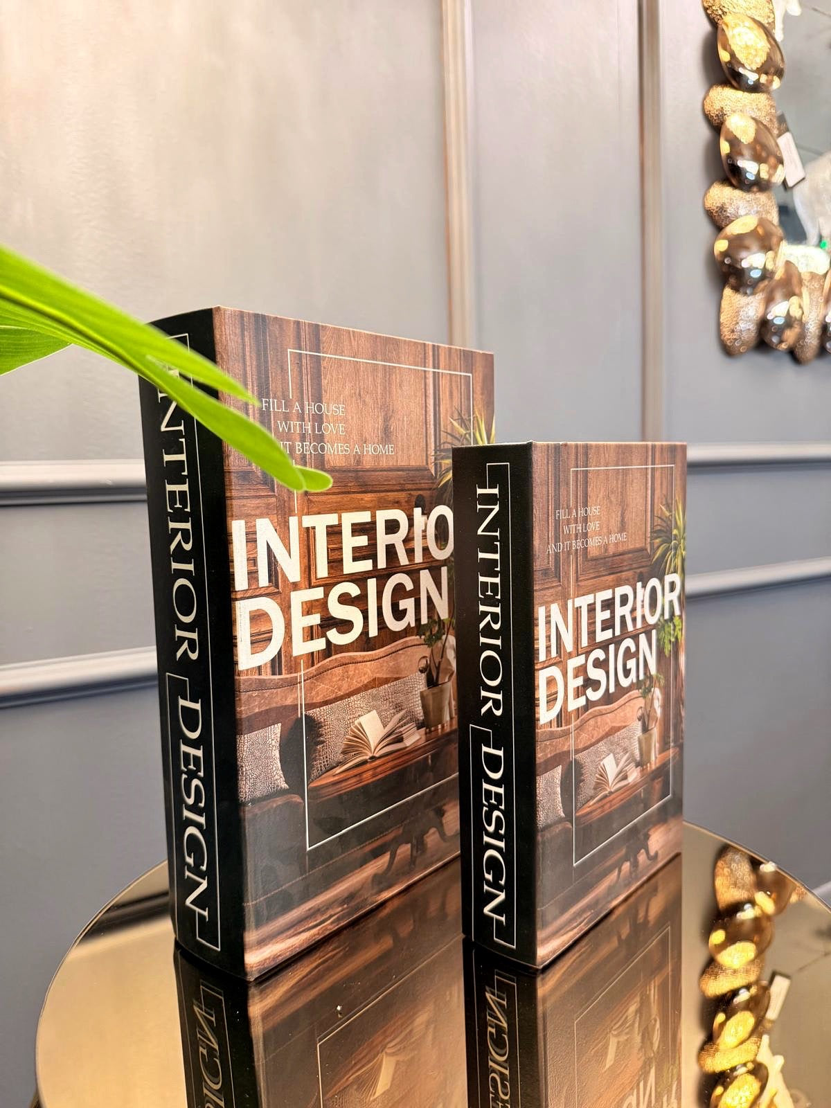 2'Li İnterior Design Dekoratif Kitap Kutu