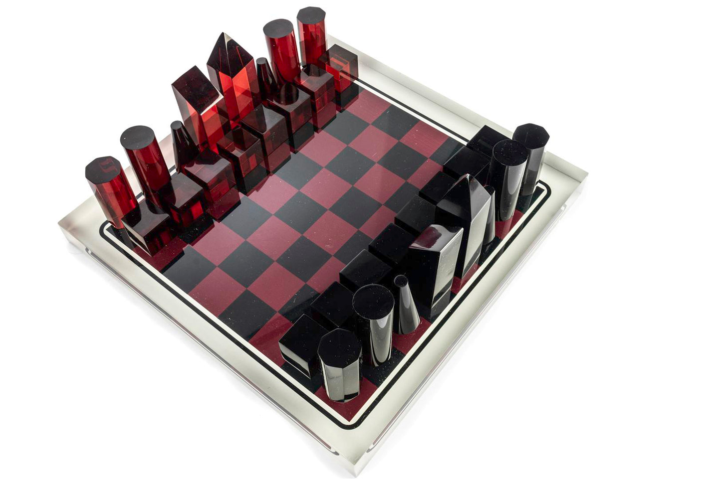 Crystal Tactics Satranç Siyah Kırmızı