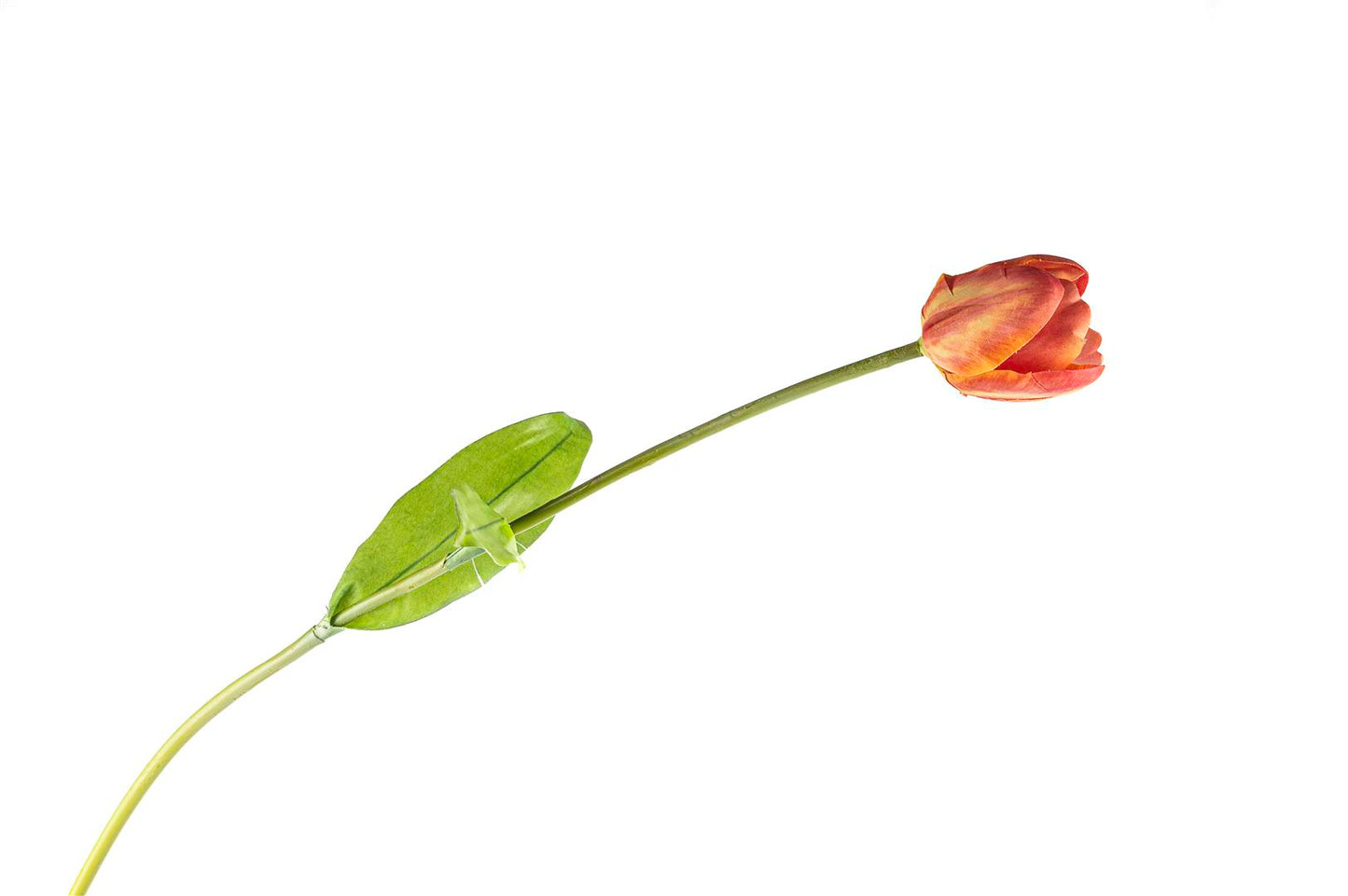 Tulipa Yapay Lale Çiçek Turuncu