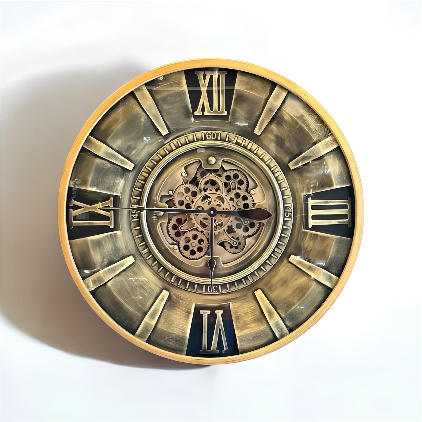 Eastwood Metal Çarklı Duvar Saati 80 Cm