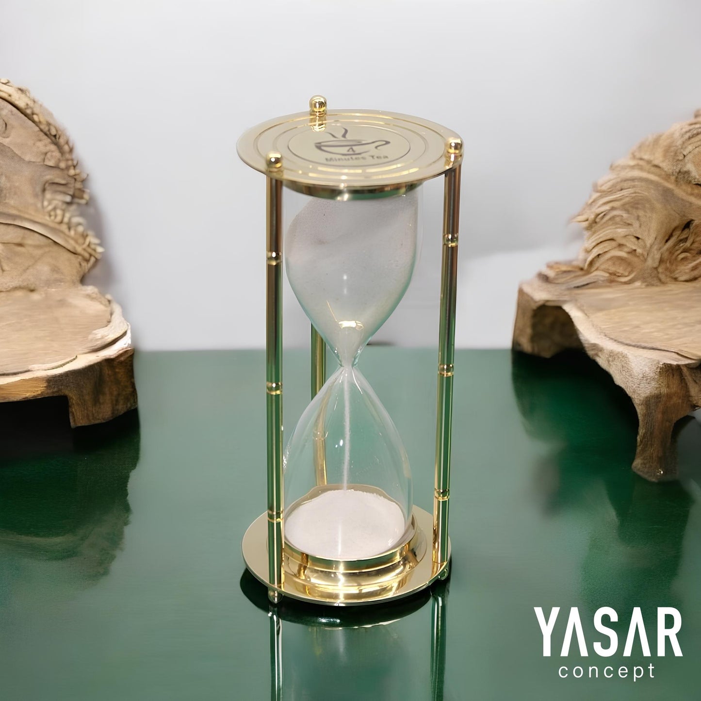 Auric Hour Pirinç Kum Saati