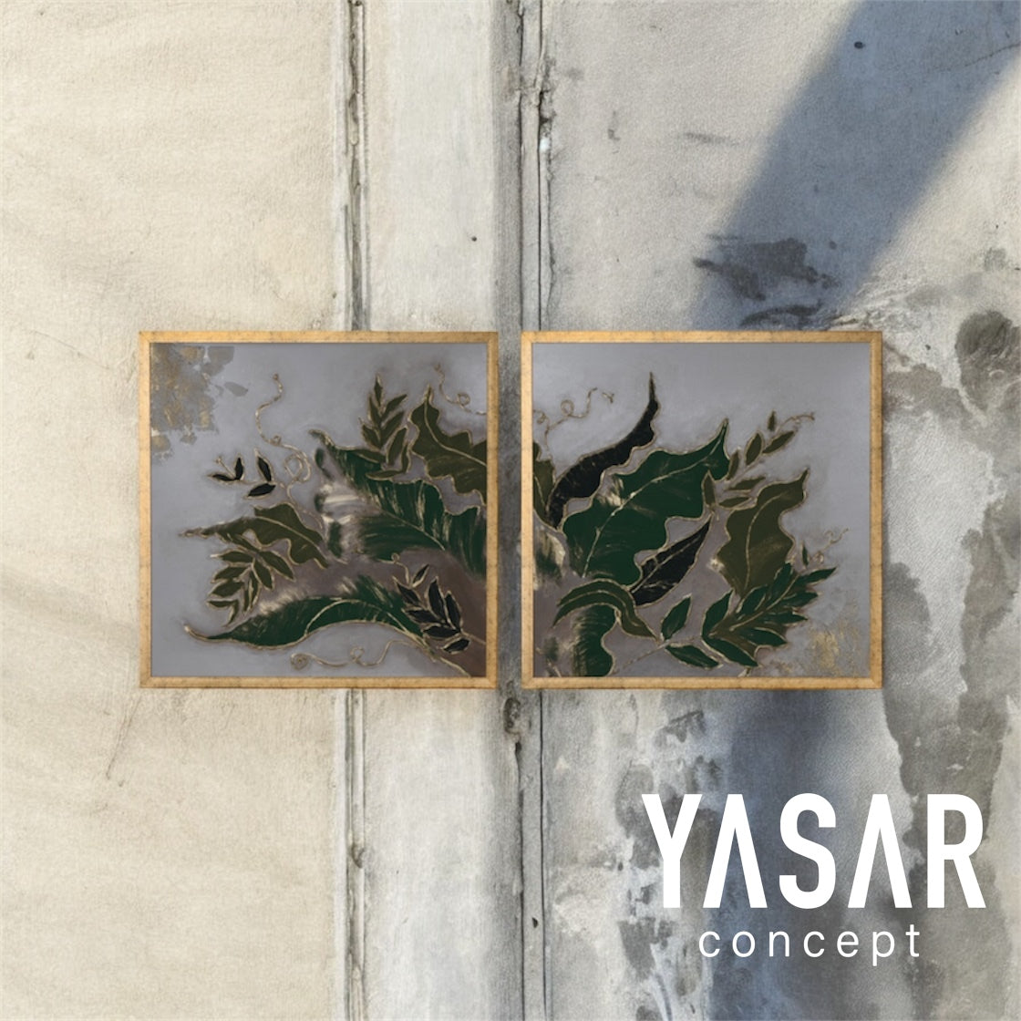 Leaf Serenade El Yapımı Tablo