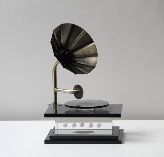 Echora Kristal Cam Dekoratif Radyo Obje 21x31 Cm