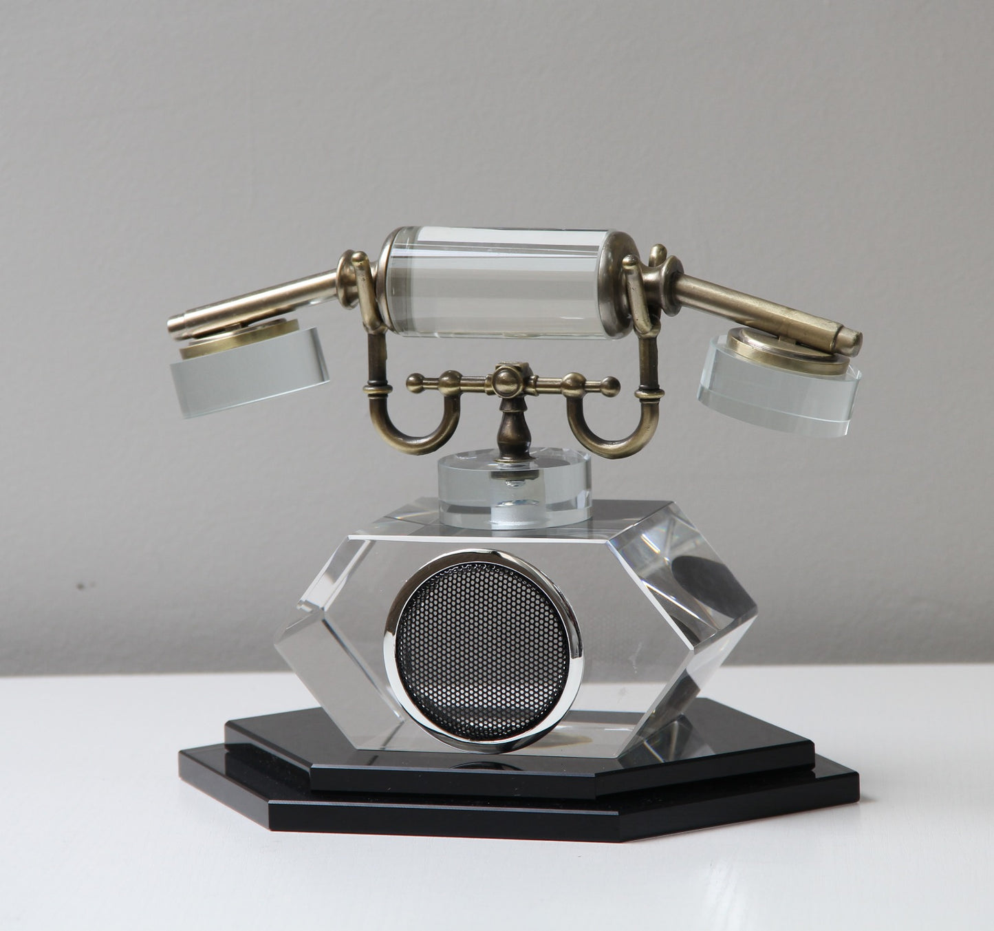 Callique Kristal Cam Dekoratif Telefon Obje 20x22 Cm