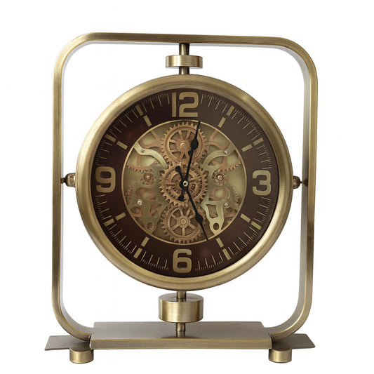 Auriclock Metal Çarklı Masa Saati 30x38 Cm