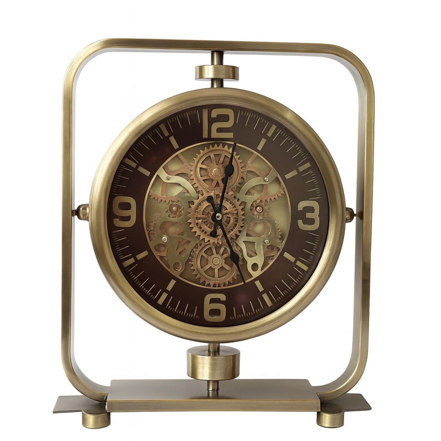 Auriclock Metal Çarklı Masa Saati 30x38 Cm