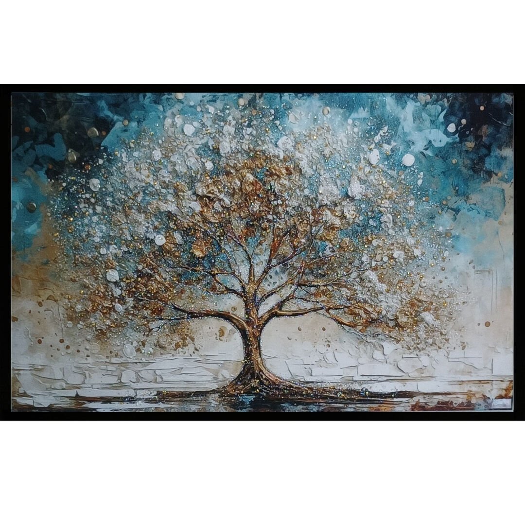 Sacred Branches Kristal Epoksi Taşlı Reçine Tablo