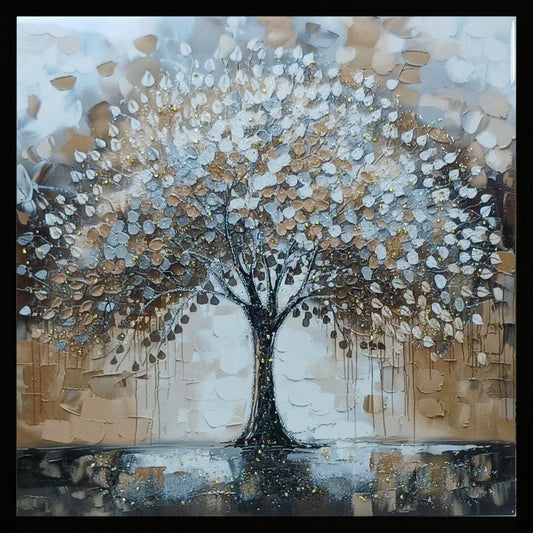 Tree of Serenity Ağaç Kristal Epoksi Taşlı Reçine Tablo