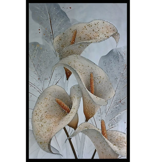 Whispers of Calla Kristal Epoksi Taşlı Reçine Tablo