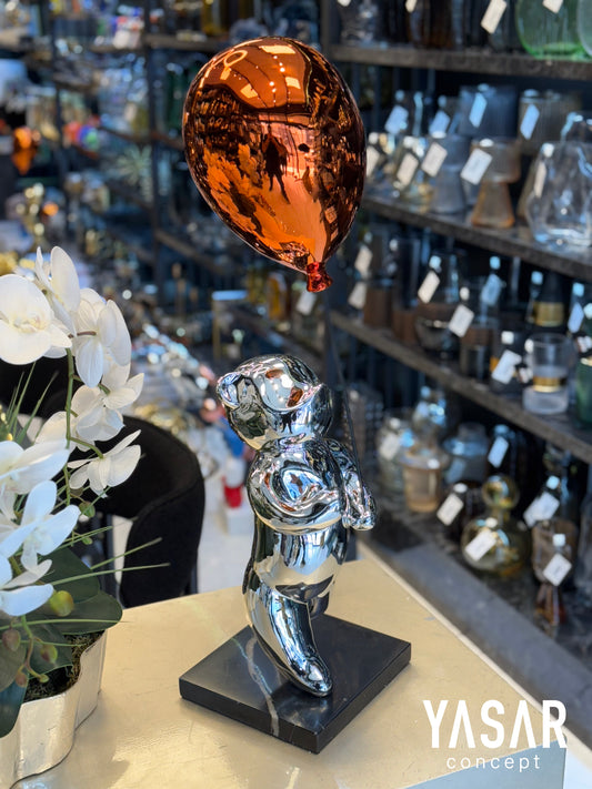 Care Bear Dekoratif Ayıcık Obje Gümüş