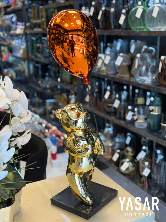 Care Bear Dekoratif Ayıcık Obje Gold