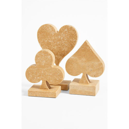 Cardivora Dekoratif Obje Set Traverten Mermer