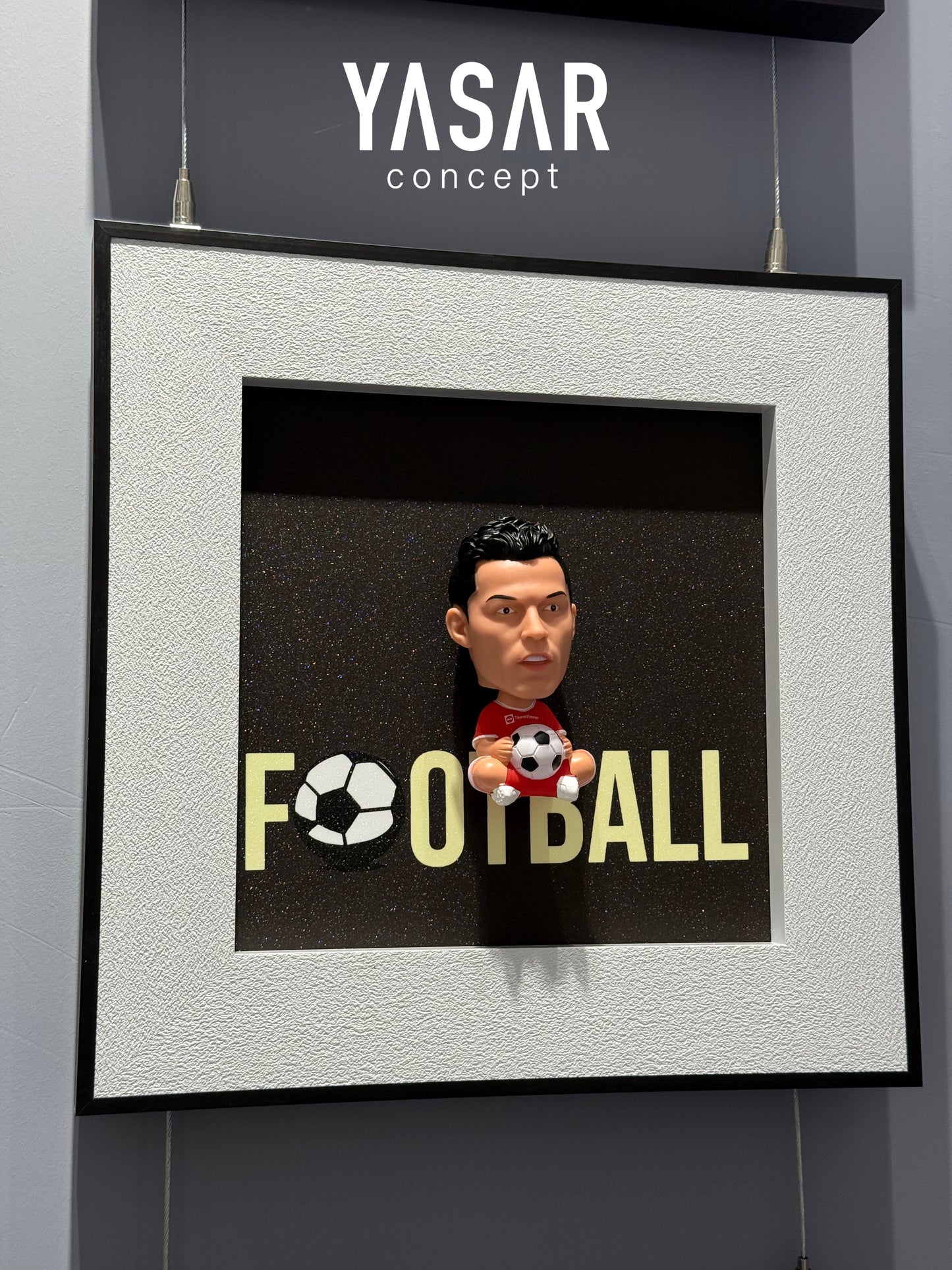 Figure Art Ronaldo Football Tablo