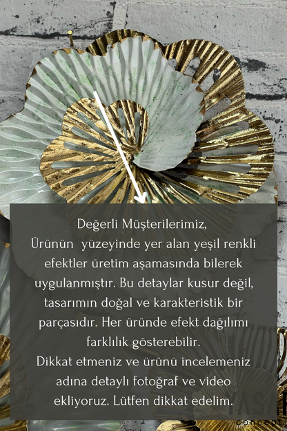 Arborea Metal Duvar Panosu 59x118 Cm