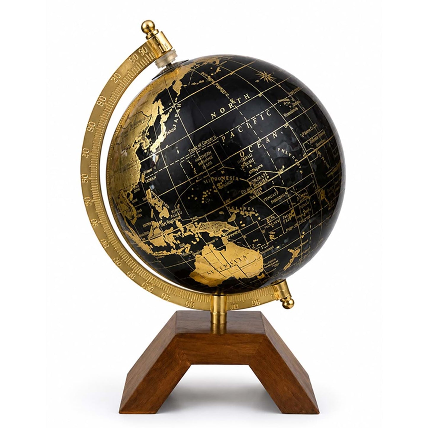 Continental Ahşap Ayaklı Dünya Küre 15x25 Cm
