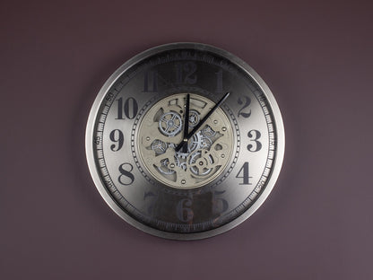 Machron Metal Çarklı Duvar Saati 46 Cm
