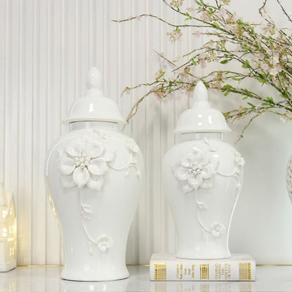 Rosaluce Porselen Küp Vazo Set