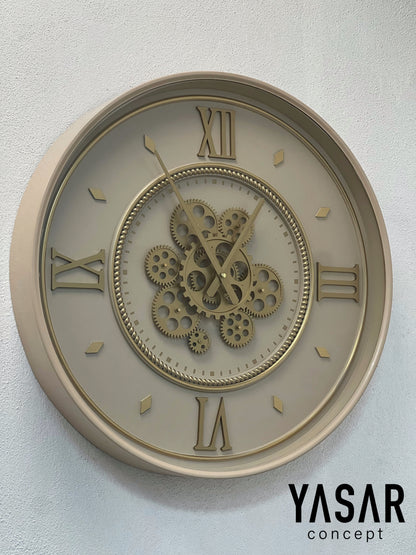 Dial Metal Çarklı Duvar Saati
