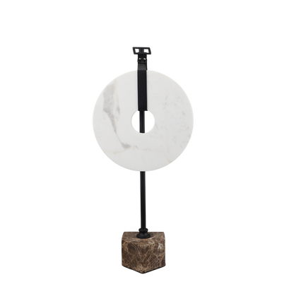 Marvia Mermer Disk Dekoratif Obje