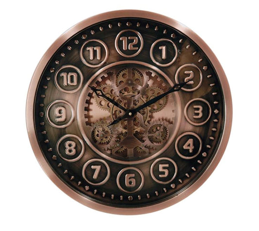 Horologe Metal Çarklı Duvar Saati 46 Cm