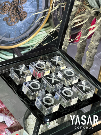 Tic Tac Toe Kristal XOX Dekoratif Obje