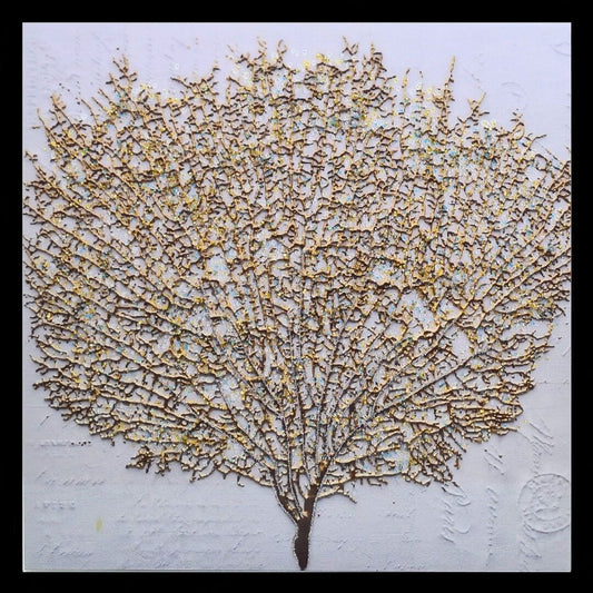 Ağaç Reçine Tablo 85x85 CM