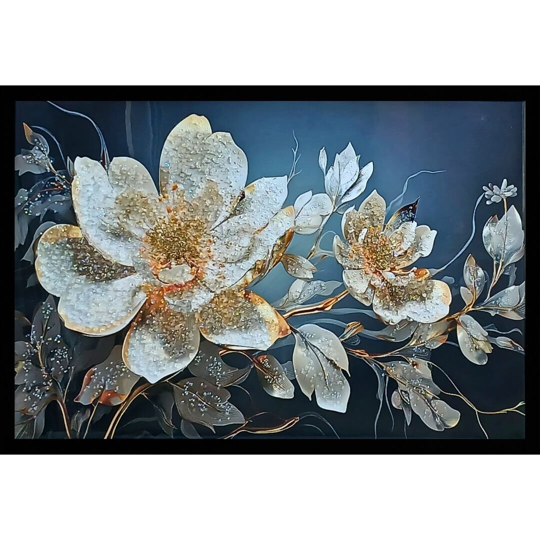 Epanourelle Kristal Epoksi Taşlı Reçine Tablo 85x125 Cm