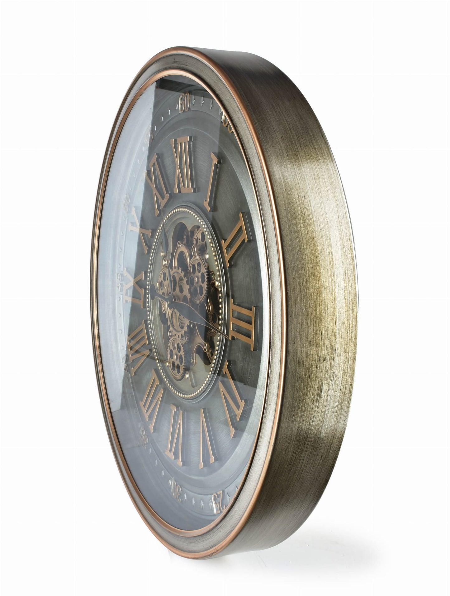 Tickor Metal Çarklı Duvar Saati 80 Cm