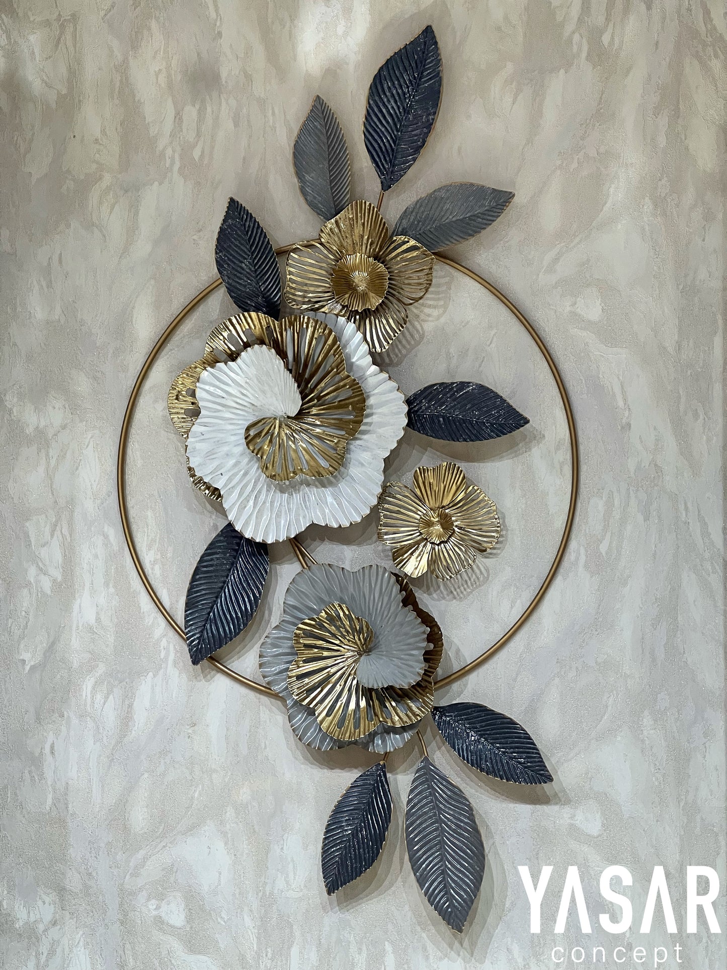 Lunaflora Metal Duvar Panosu 59x119 Cm