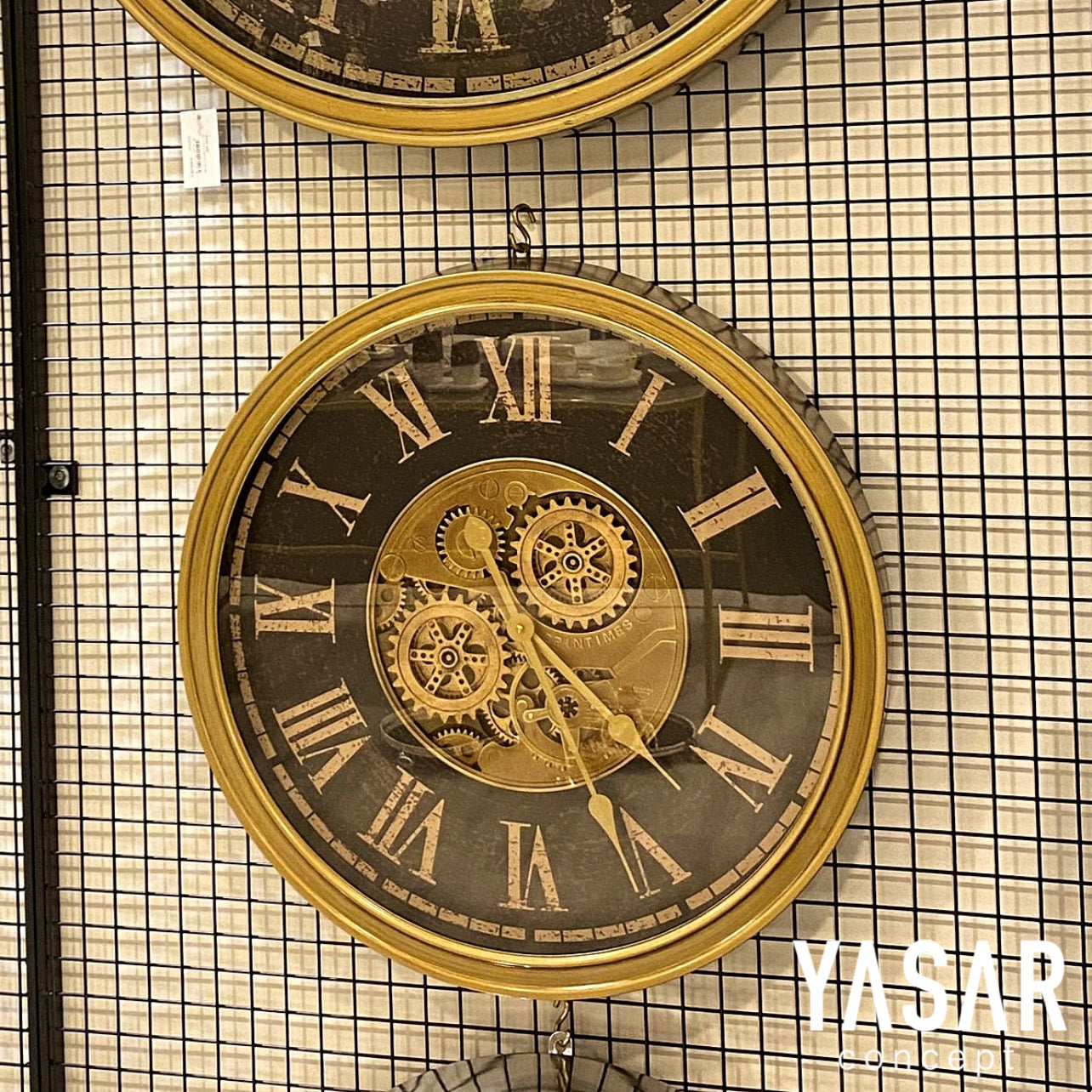 Ornachron Metal Çarklı Duvar Saati