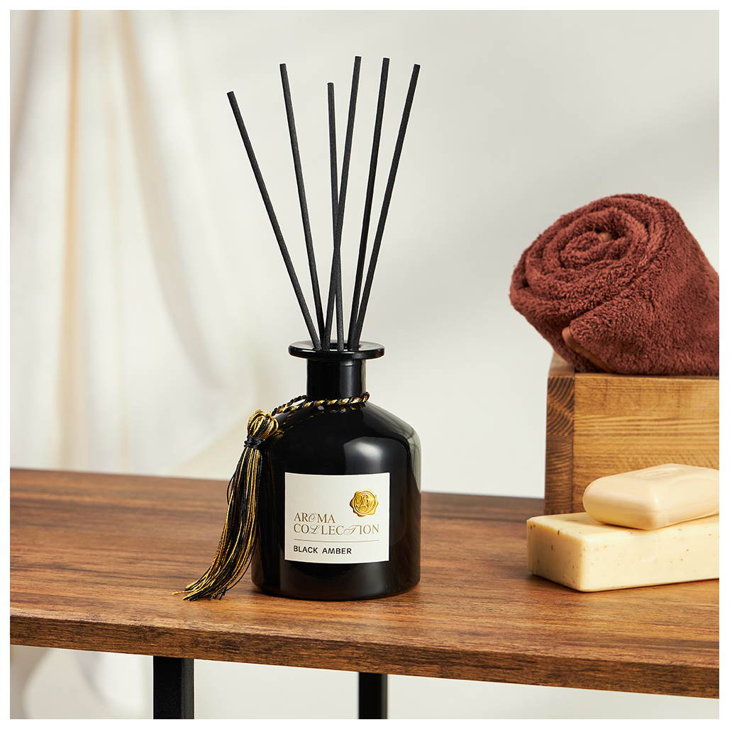 Premium Çubuklu Oda Kokusu Black Amber 230 ML