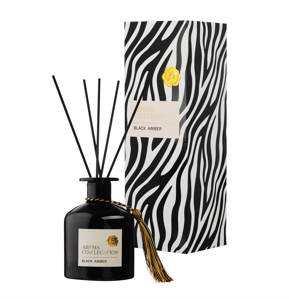 Premium Çubuklu Oda Kokusu Black Amber 230 ML