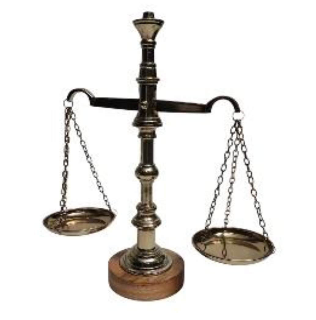 Themis Pirinç Terazi Dekor 30 Cm
