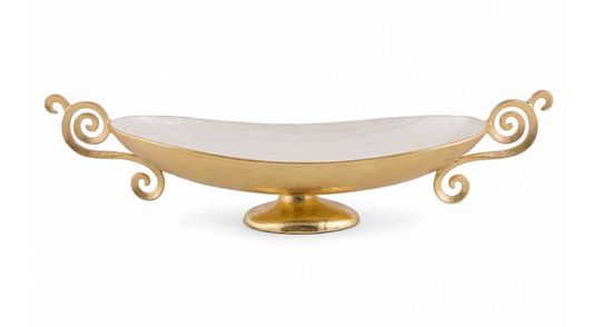 Scrollwork Metal Dekoratif Kase Gondol 60 Cm