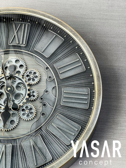 Cogentis Metal Çarklı Duvar Saati 46 Cm