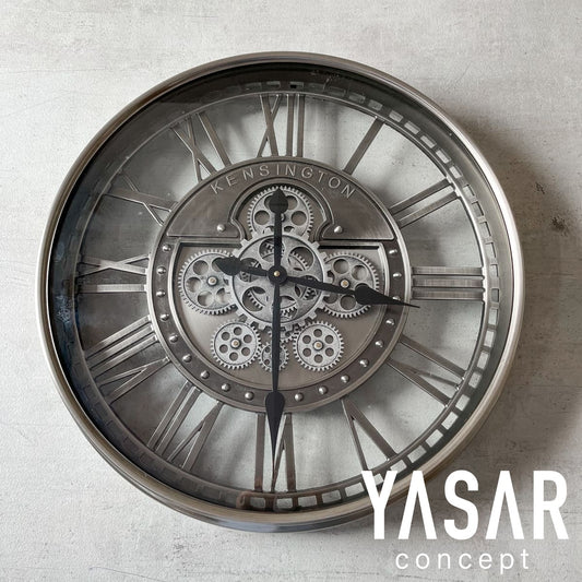Noctogear Metal Çarklı Duvar Saati 55 Cm