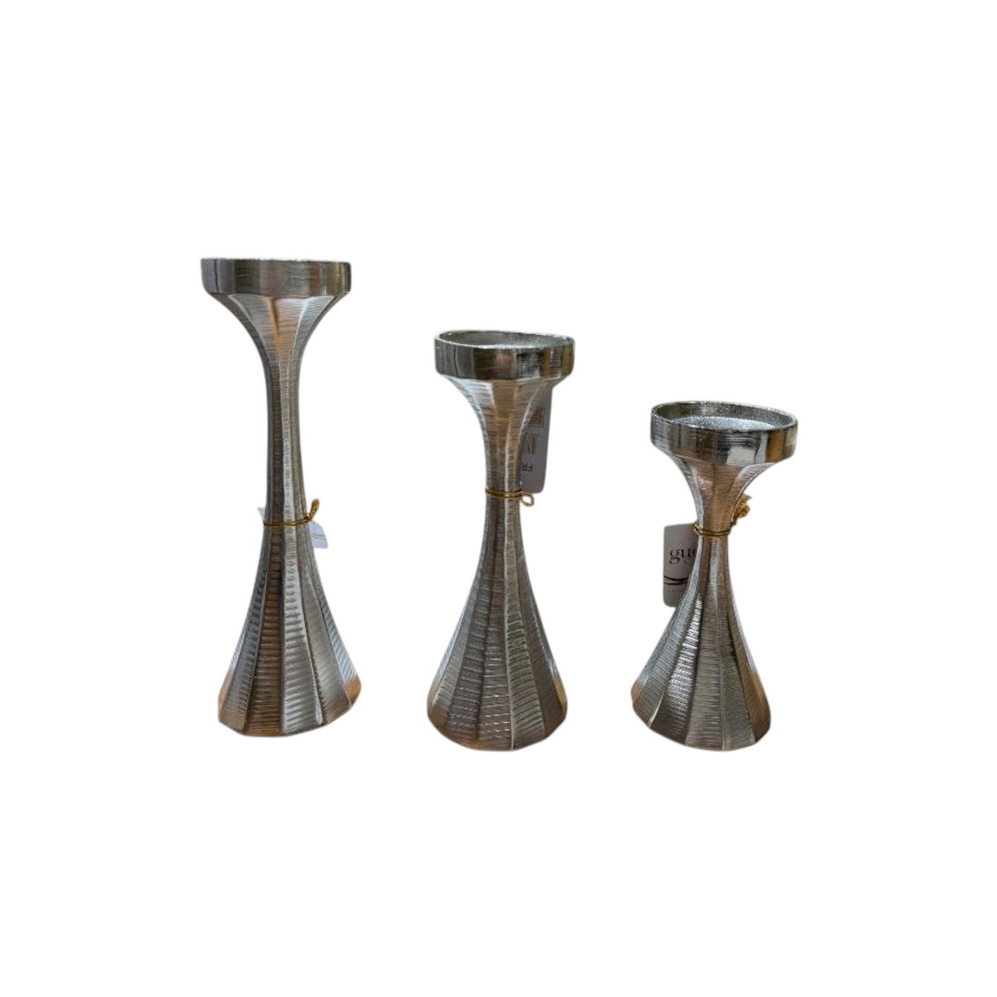 Stellara Metal Mumluk Set Gümüş