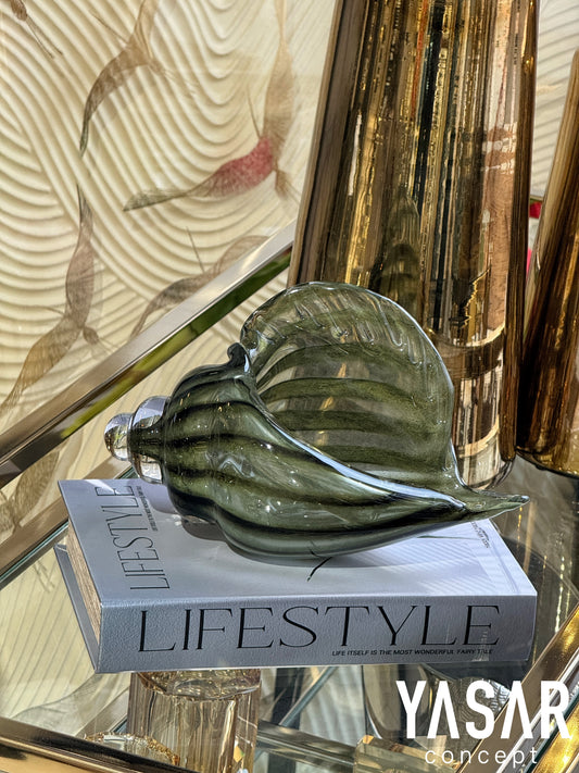 Ondine Cam Deniz Kabuğu 16x25 Cm