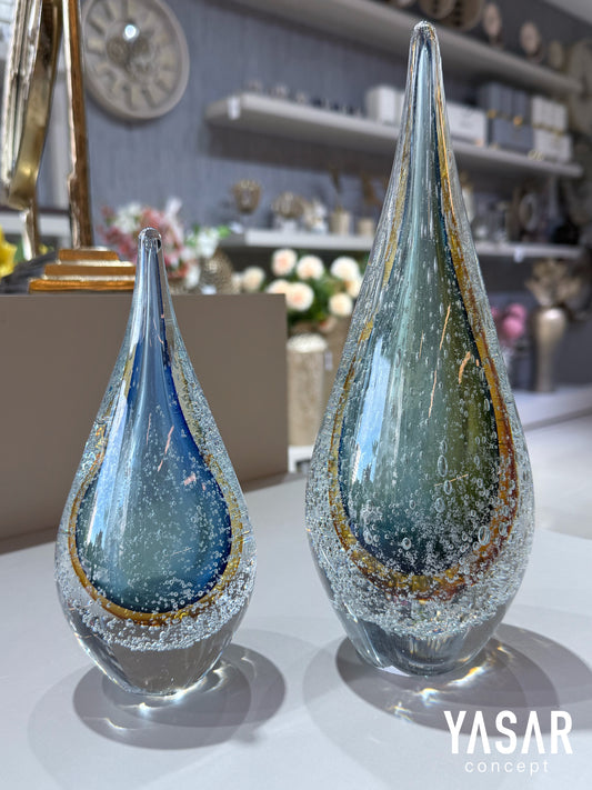 Gelara Dekoratif Cam Soyut Obje